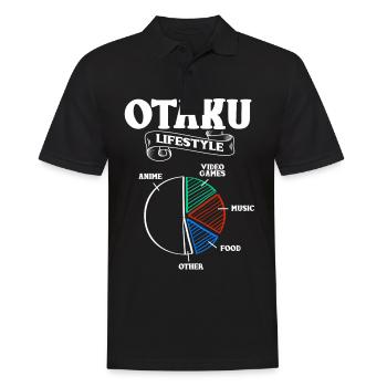 Anime Otaku Funny Manga Kawaii Senpai Cadeau - Polo Homme - noir - Devant - Kai (181cm)