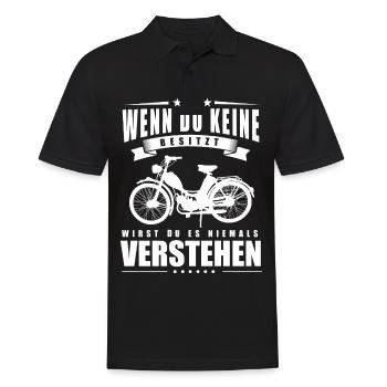Wenn du keine Besitzt wirst du es nie Verstehen - Männer Poloshirt - Schwarz - Vorne - Kai (181cm)