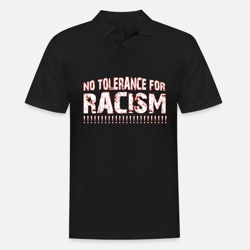 Antifa - Männer Poloshirt - Schwarz