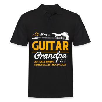 guitare - Polo Homme - noir - Devant - Kai (181cm)