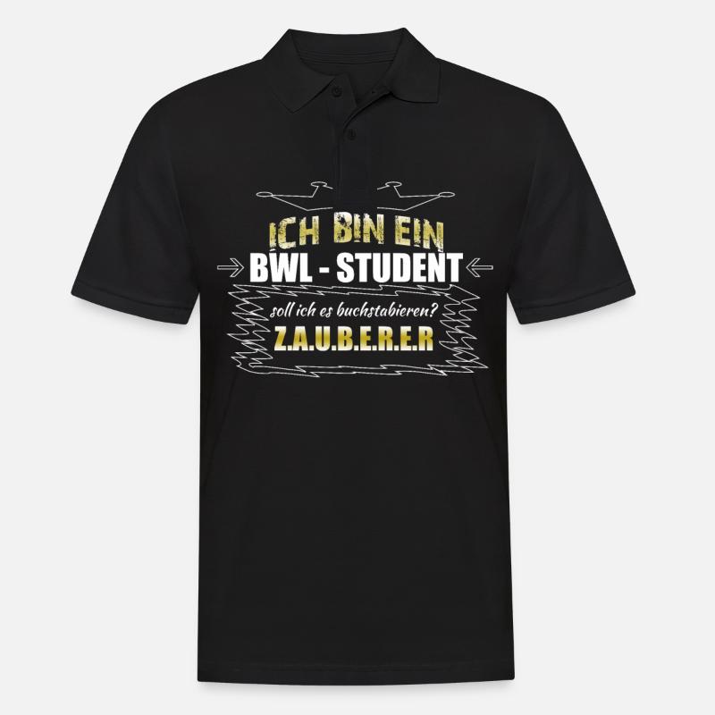 BWL - Männer Poloshirt - Schwarz