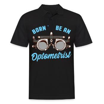 Optometrist optician gift ophthalmologist - Men's Polo Shirt - black - Front - Kai (181cm)