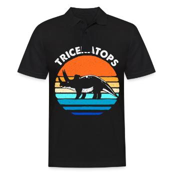 Triceratops - Polo Homme - noir - Devant - Kai (181cm)