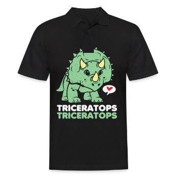 Triceratops - Polo Homme - noir - Devant - Kai (181cm)