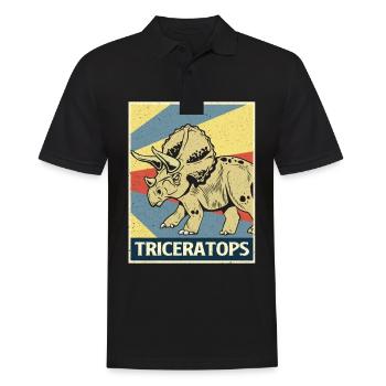Triceratops - Polo Homme - noir - Devant - Kai (181cm)