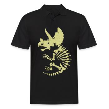 Triceratops - Polo Homme - noir - Devant - Kai (181cm)