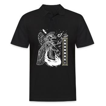 Sumerian Anunnaki Alien Astronauts - Men's Polo Shirt - black - Front - Kai (181cm)