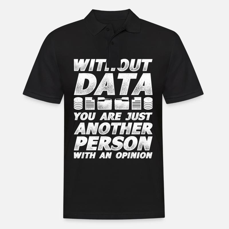 Statistician stochastics data analysis math - Men's Polo Shirt - black
