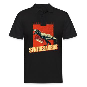 Synthétiseur analogique - Synthétiseur T Rex - Polo Homme - noir - Devant - Kai (181cm)