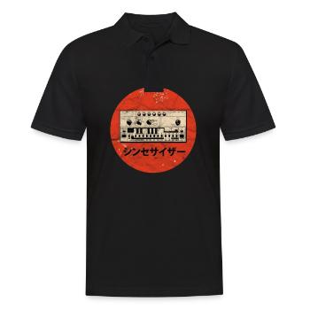 Synthesizer Analog Acid Synth Techno Japanese - Men's Polo Shirt - black - Front - Kai (181cm)