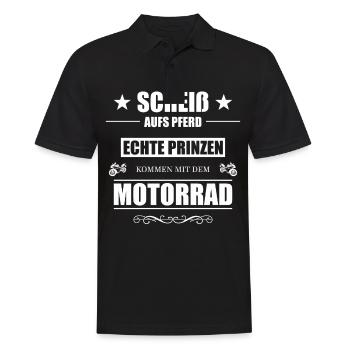 Motorcyclists are cool - Men's Polo Shirt - black - Front - Kai (181cm)