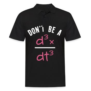 Don't Be a Jerk - Algebra Mathe Mathematik Lehrer - Männer Poloshirt - Schwarz - Vorne - Kai (181cm)