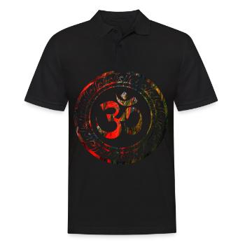 Om Ohm Aum Symbol Yoga spirituel cadeau - Polo Homme - noir - Devant - Kai (181cm)