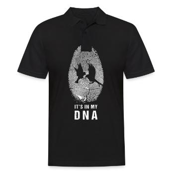 DNA Amateur d’oiseaux ornithologue - Polo Homme - noir - Devant - Kai (181cm)
