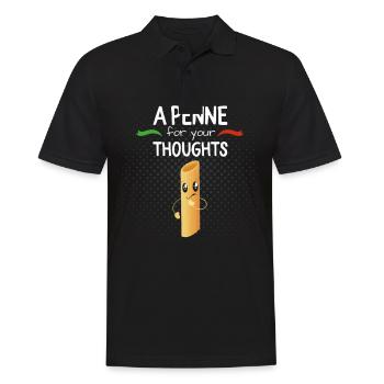 Funny Italian Shirt Italy for Italians Gift - Men's Polo Shirt - black - Front - Kai (181cm)