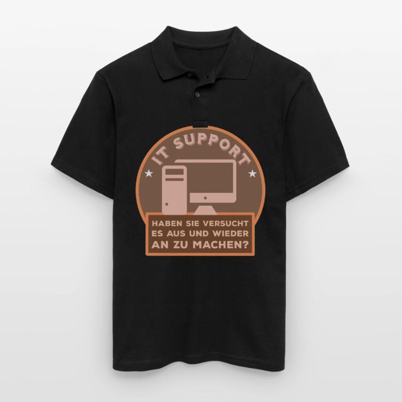 Computer - Tech Support Männer Poloshirt