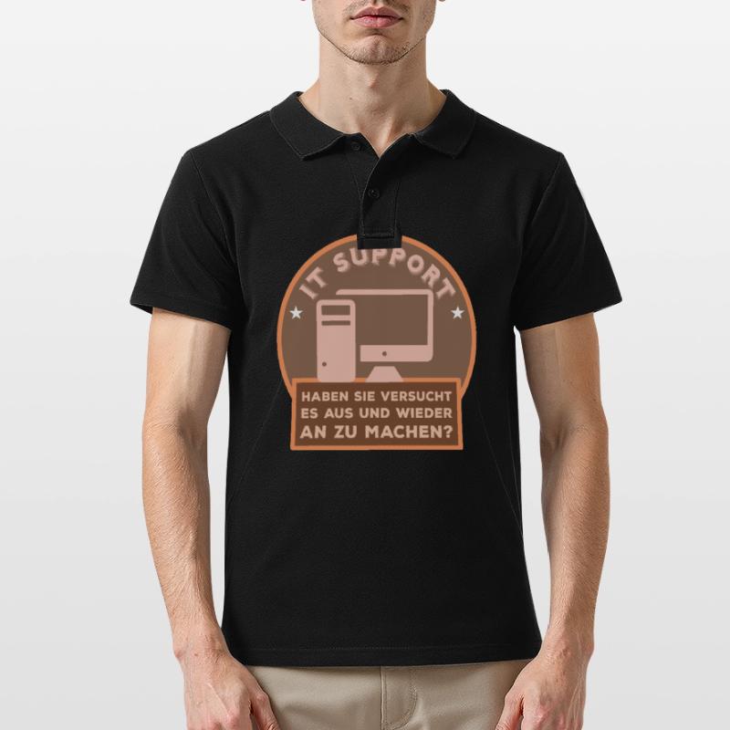 Computer - Tech Support Männer Poloshirt