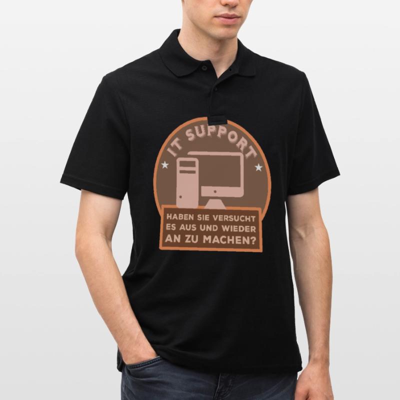 Computer - Tech Support Männer Poloshirt