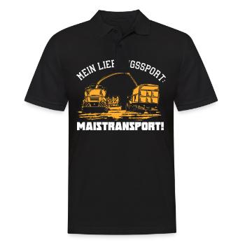 Mein Lieblingssport Maistransport - Maistransport - Männer Poloshirt - Schwarz - Vorne - Kai (181cm)