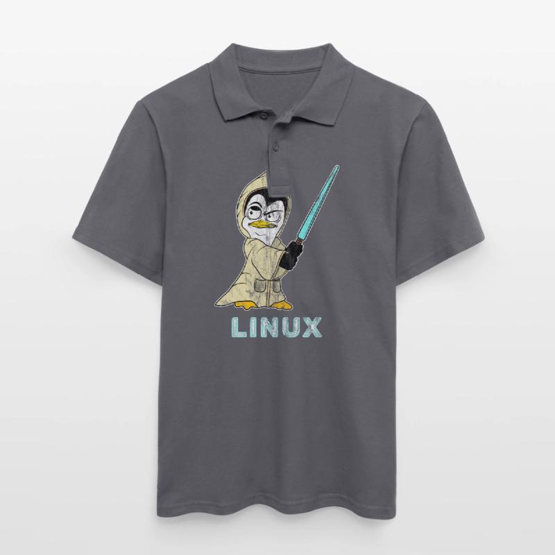 Nerd Linux Informatiker Linux Software Entwickler Männer Poloshirt