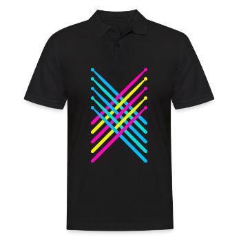 Baguettes de batterie tambours batterie 80s - Polo Homme - noir - Devant - Kai (181cm)