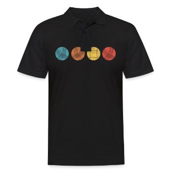 Boccia Boule Petanque ball sport boules player - Men's Polo Shirt - black - Front - Kai (181cm)