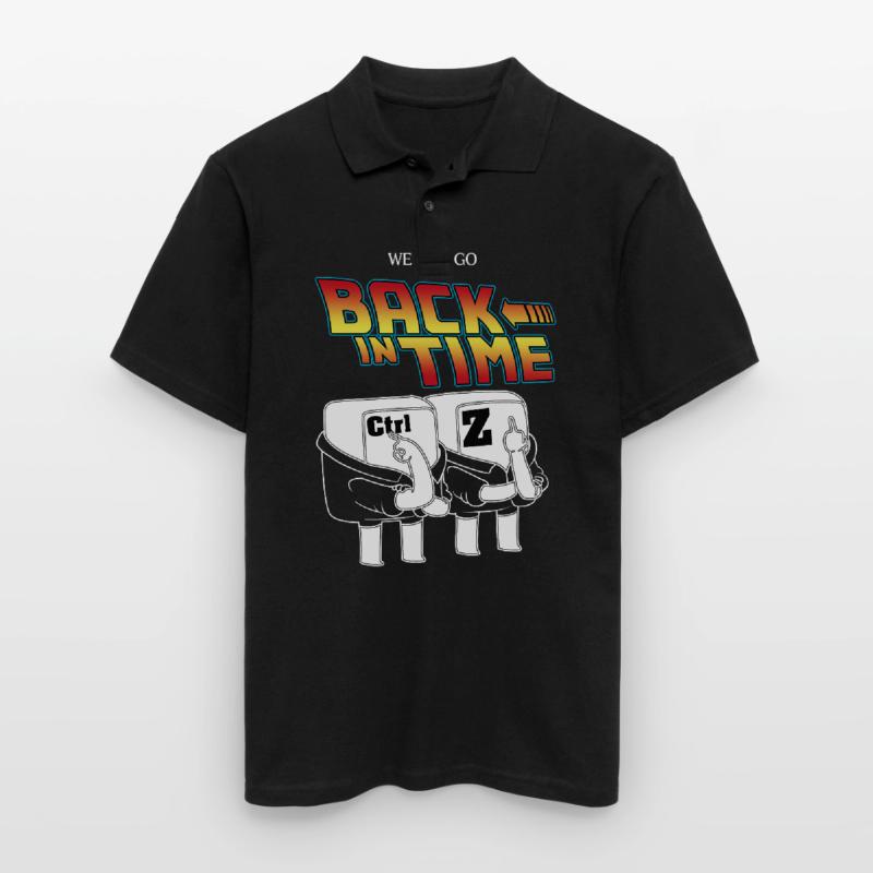 PC Computer Hacker Nerd Informatiker Geek Admin Männer Poloshirt