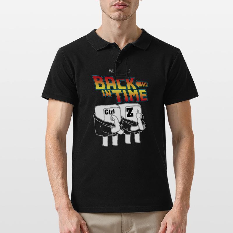 PC Computer Hacker Nerd Computer Scientist Geek Admin Polo Homme