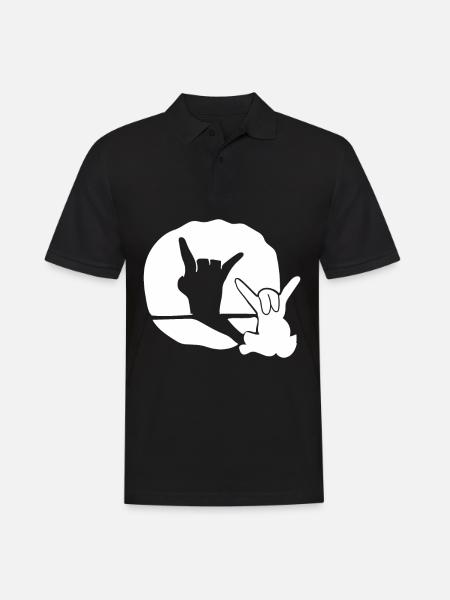 Lapin de Pâques lapin de Pâques - Polo Homme - noir