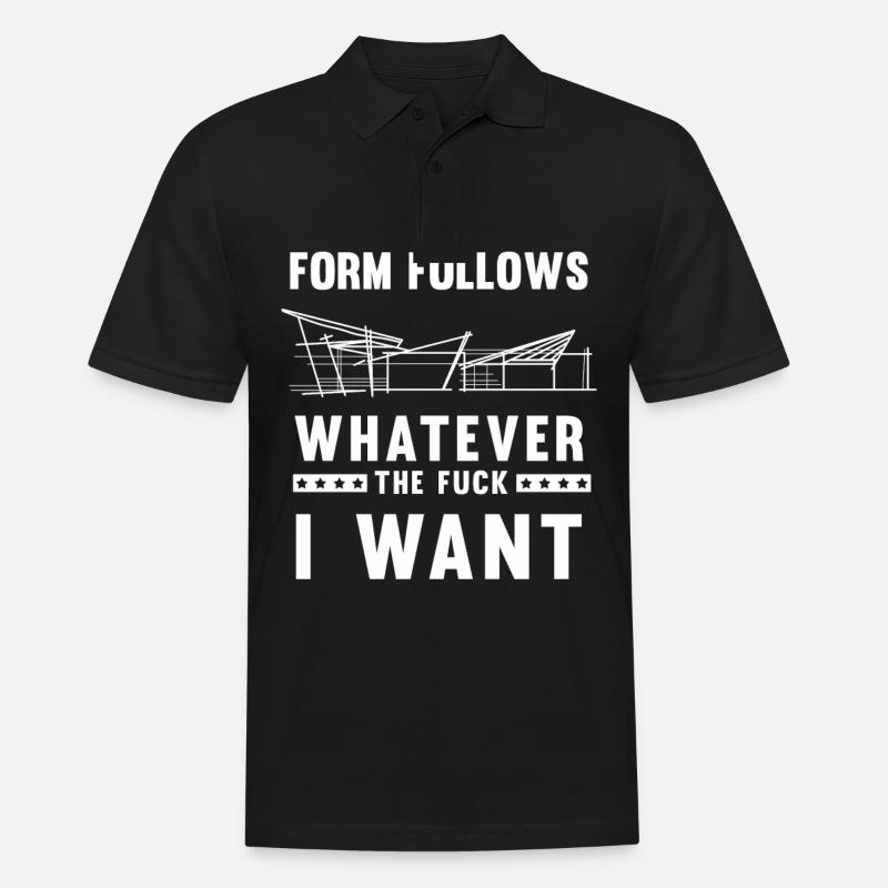 Architektur - Männer Poloshirt - Schwarz