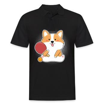 Tennis de table - Polo Homme - noir - Devant - Kai (181cm)