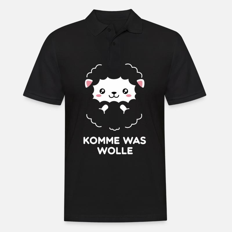 Stricken - Männer Poloshirt - Schwarz