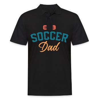 Official Soccer Dad Fußball Spielender Vater Papa - Männer Poloshirt - Schwarz - Vorne - Kai (181cm)