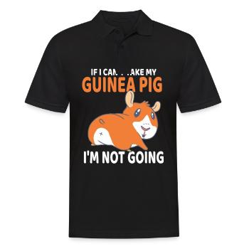 I Love My Guinea Pig Funny Pet Owner - Men's Polo Shirt - black - Front - Kai (181cm)