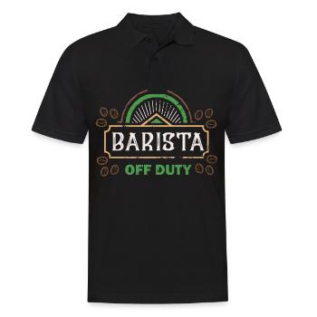 Barista Of Duty - Barista - Männer Poloshirt - Schwarz - Vorne - Kai (181cm)