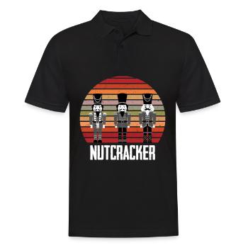 Nutcracker gift for Nutcracker squad friends - Men's Polo Shirt - black - Front - Kai (181cm)