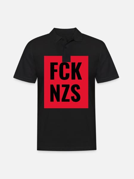 FCK NZS t-shirt - Men's Polo Shirt - black
