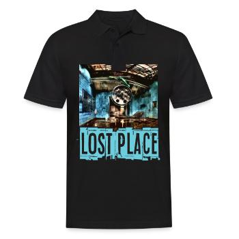 Lost Places Cadeau Urban Exploration Urbex - Polo Homme - noir - Devant - Kai (181cm)