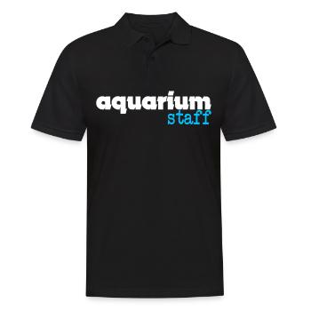 lustiges Aquarium Aquarianer Aquaristik Geschenk - Männer Poloshirt - Schwarz - Vorne - Kai (181cm)