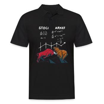 T-shirt Fan de Bull & Bear Courtier en bourse - Polo Homme - noir - Devant - Kai (181cm)