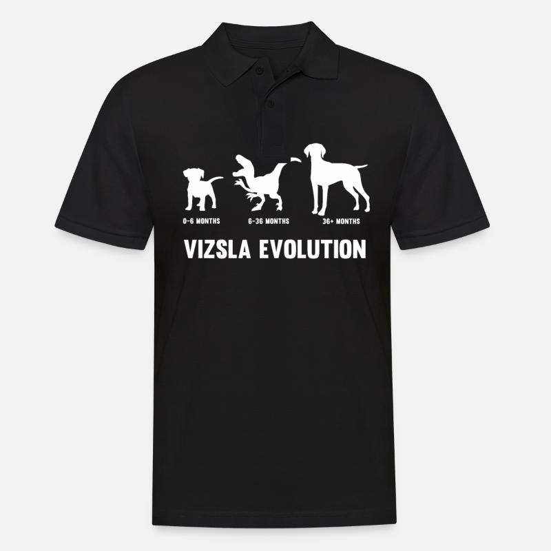 Magyar Vizsla Evolution Design for one - Men's Polo Shirt - black