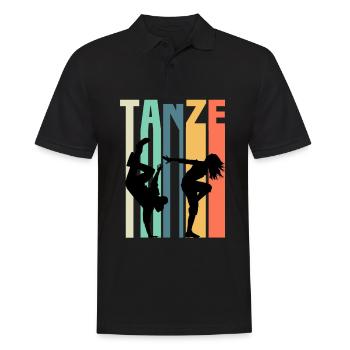 Breakdance Hip Hop Tanzen Tänzer Spruch Geschenk - Männer Poloshirt - Schwarz - Vorne - Kai (181cm)