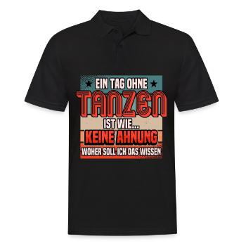 Breakdance Tanzen Musik Lustig Spruch Geschenk - Männer Poloshirt - Schwarz - Vorne - Kai (181cm)