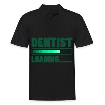 DENTAL STUDENT DENTIST gift - Men's Polo Shirt - black - Front - Kai (181cm)