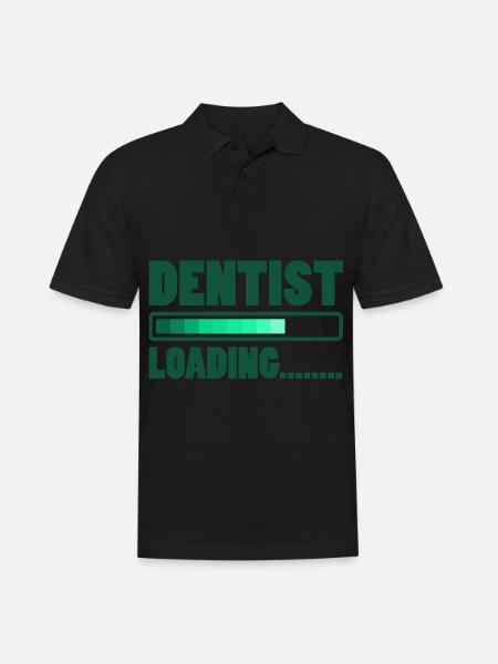 DENTAL STUDENT DENTIST gift - Men's Polo Shirt - black