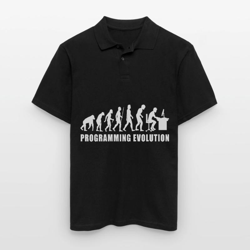 évolution de la programmation bogues de codage de code informatique Polo Homme