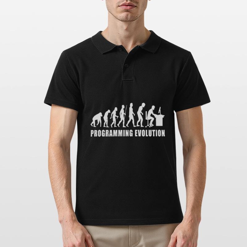 évolution de la programmation bogues de codage de code informatique Polo Homme