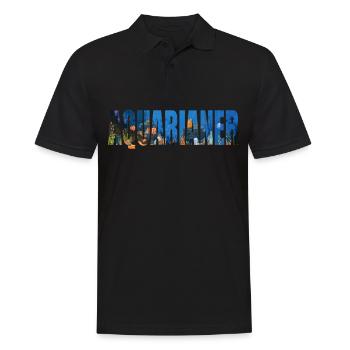 Aquarium Aquarianer Fische Hobby Aquascaping - Männer Poloshirt - Schwarz - Vorne - Kai (181cm)
