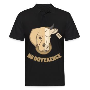 Un VÉGÉTARIEN offre des militants des droits des animaux pour les végétaliens - Polo Homme - noir - Devant - Kai (181cm)