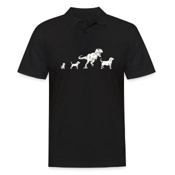 Conception de Beagle pour un propriétaire de chien - Polo Homme - noir - Devant - Kai (181cm)